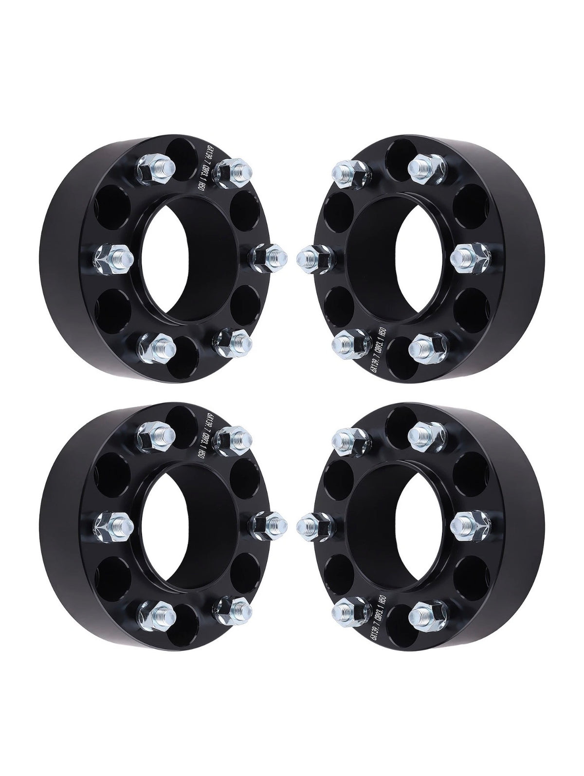 Ranger - T6/T7/T8/T9 Black Wheel Spacers & Bolts