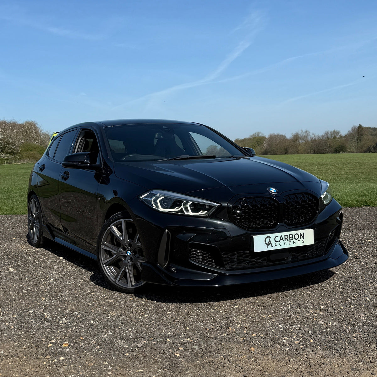 1 Series - F40: Gloss Black Performance Style Splitter 20-24