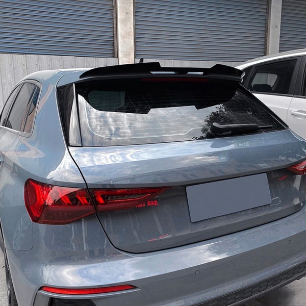 A3/S3 - 8Y Hatchback: Gloss Black V Style Rear Spoiler 20-24