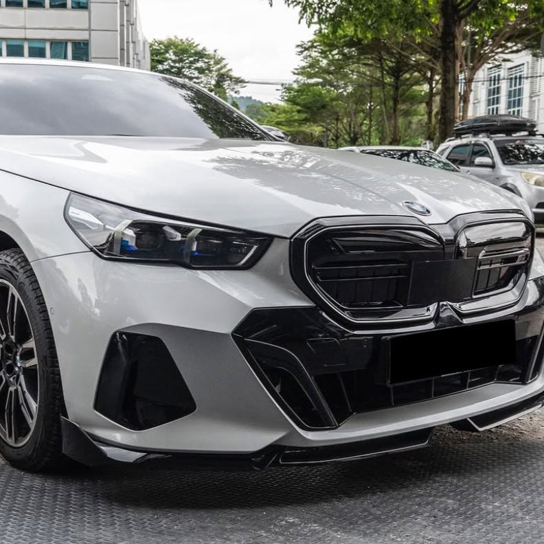 5 Series - G60 Gloss Black Front Splitter V2 Style 24+