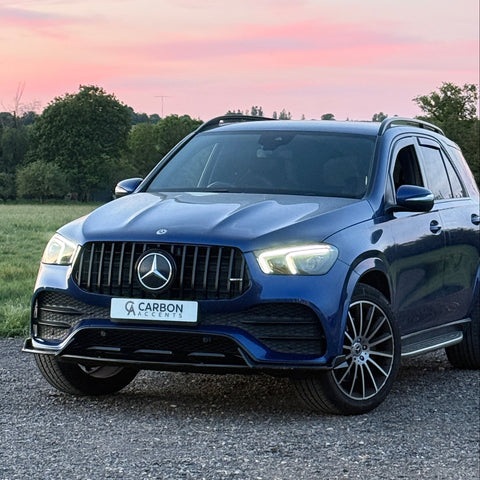 GLE - W167 Pre-Facelift: Gloss Black Front Splitter 19-23