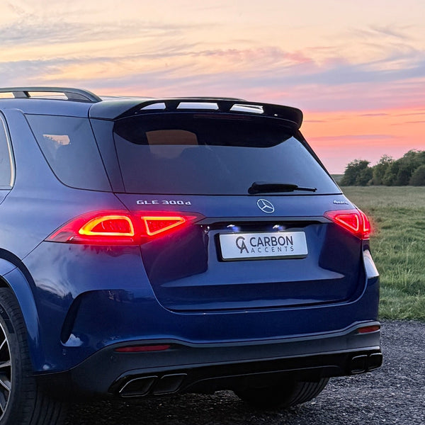 GLE - W167: Gloss Black Roof Spoiler 19+