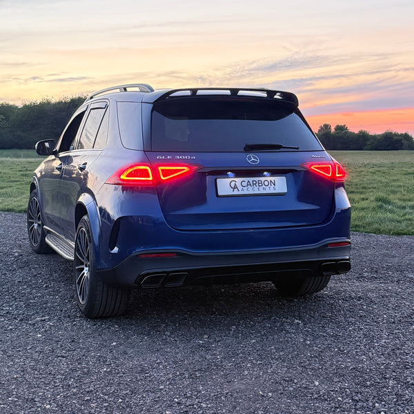 GLE - W167: Gloss Black Roof Spoiler 19+