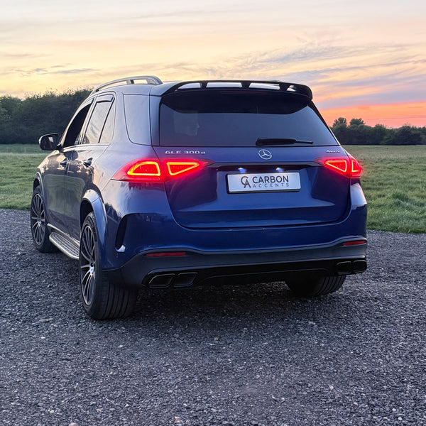 GLE - W167 Pre-Facelift: Gloss Black AMG Style Diffuser 19-23