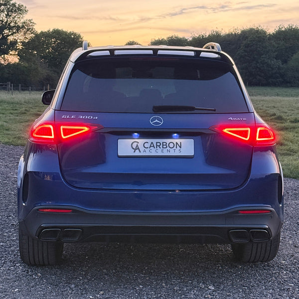 GLE - W167 Pre-Facelift: Gloss Black AMG Style Diffuser 19-23