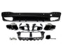 GLE - W167 Pre-Facelift: Gloss Black AMG Style Diffuser 19-23