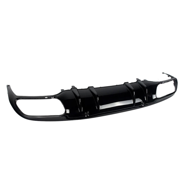 C Class - C205 Coupe: Gloss Black Rear Diffuser 14-21