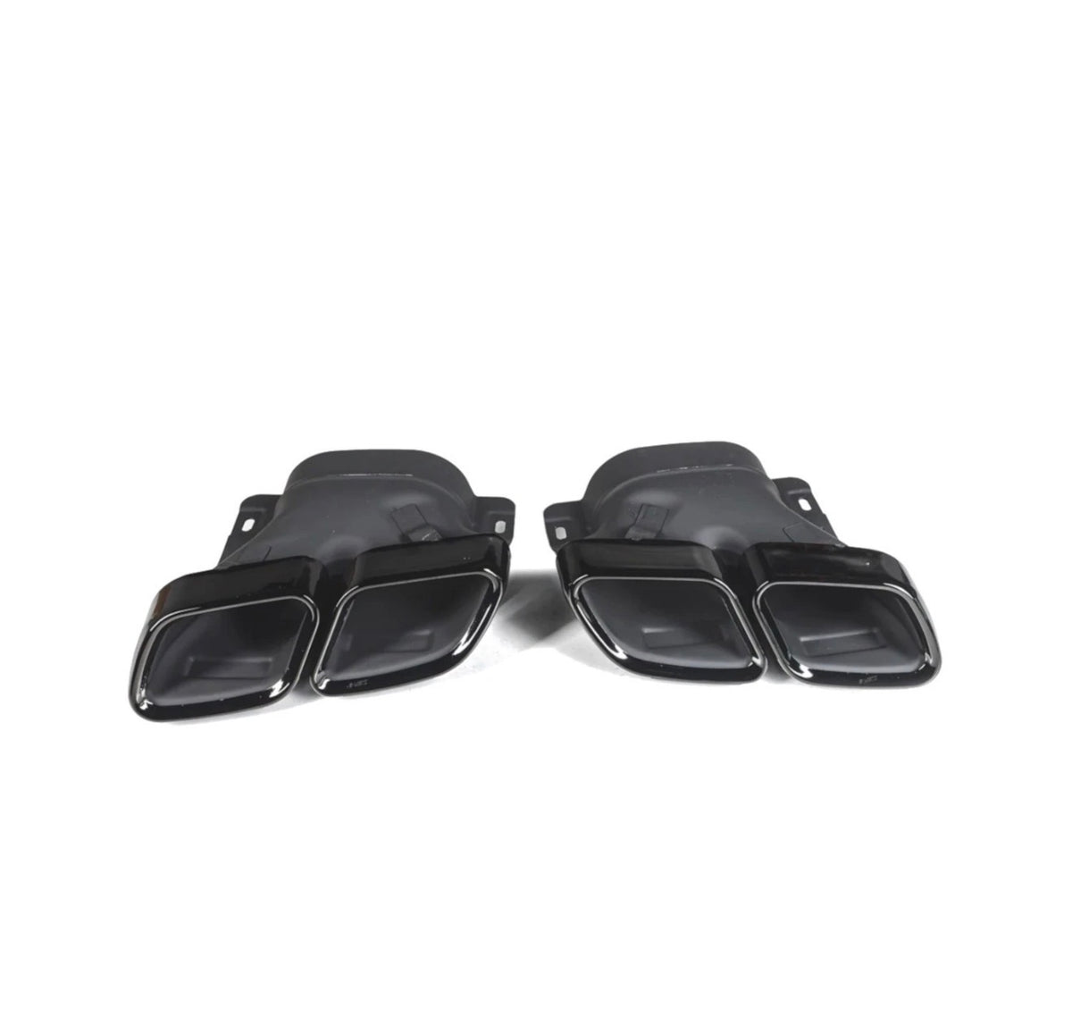 C Class - C205 Coupe: Gloss Black Rear Diffuser 14-21