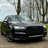 A3 - 8V Facelift: Gloss Black RS Honeycomb with Quattro Grill 16-19