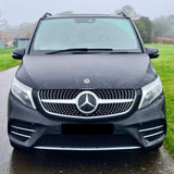 V Class - W447: Gloss Black Diamond Silver Grill 15-19