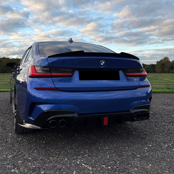 3 Series - G20 Pre-Facelift: Gloss Black M4 Style Spoiler 2019-2022