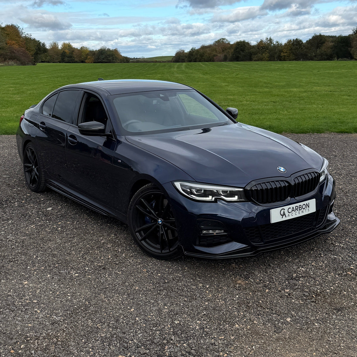 3 Series - G20/G21: Gloss Black MP Style Side Skirt 19-25