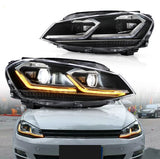 Golf - MK7: Sequential LED Front Headlights 13-16