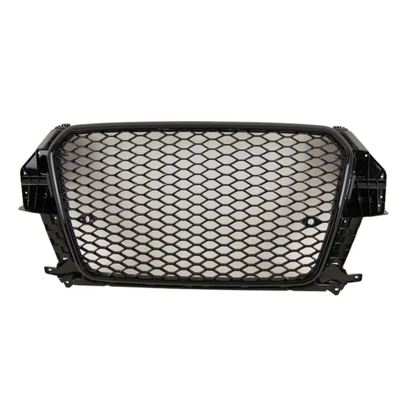Q3 - 8U Pre-Facelift: Gloss Black Honeycomb Grill 11-15