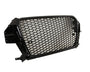 Q3 - 8U Pre-Facelift: Gloss Black Honeycomb Grill 11-15