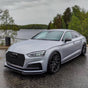 A5 - B9: Gloss Black RS Honeycomb Quattro Grill 17-20