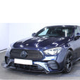 E Class - W213 Facelift: Gloss Black Front Splitter 21-23