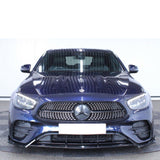 E Class - W213 Facelift: Gloss Black Front Splitter 21-23