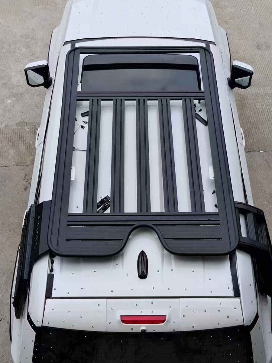 Defender 110 - L663: Black Roof Rack Basket V2 20+