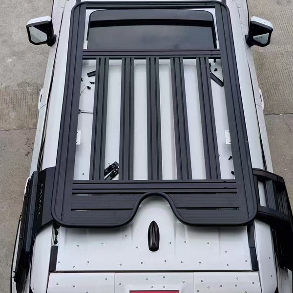Defender 110 - L663: Black Roof Rack Basket V2 20+