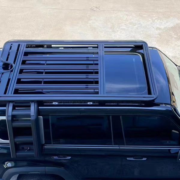 Defender 110 - L663: Black Roof Rack Basket V2 20+
