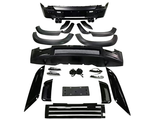 Defender 90/110 - L663: Primed LM Wide Track Style Body Kit 20+