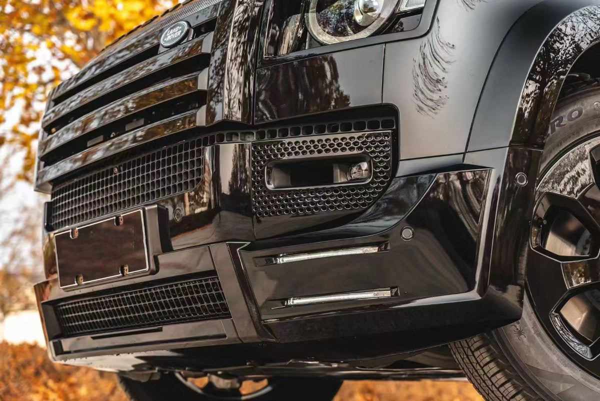Defender 90/110 - L663: Gloss Black LM Wide Track Style Body Kit 20+