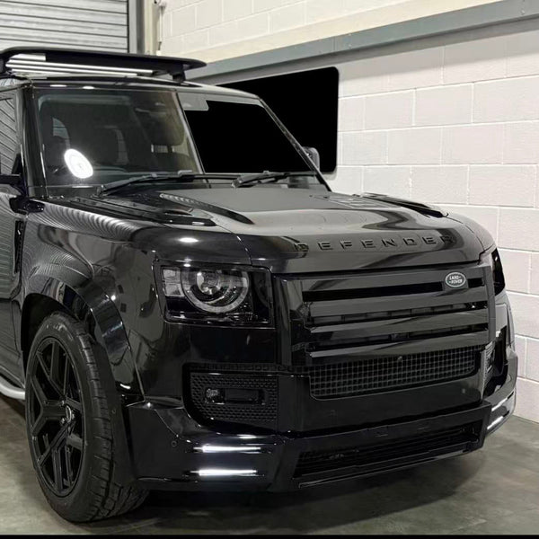 Defender 90/110 - L663: Gloss Black LM Wide Track Style Body Kit 20+