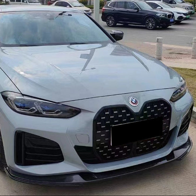 4 Series - G26: Gloss Black 3D Style Front Splitter 21+