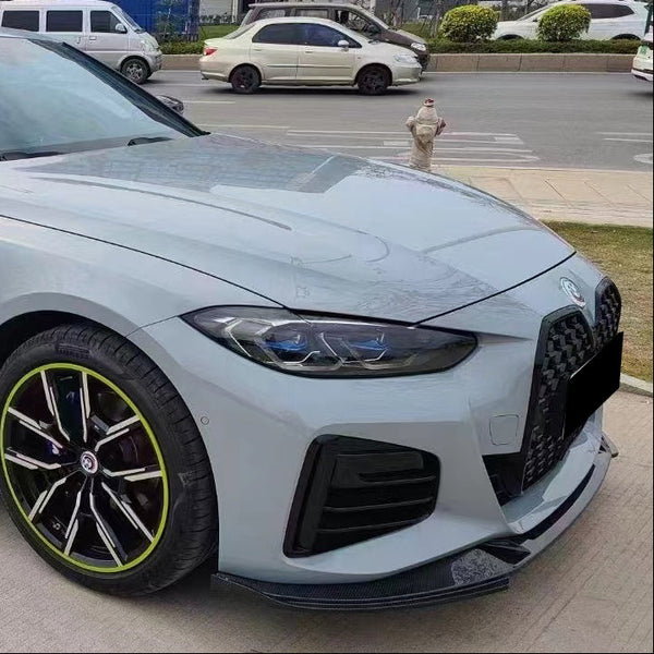 4 Series - G26: Gloss Black 3D Style Front Splitter 21+