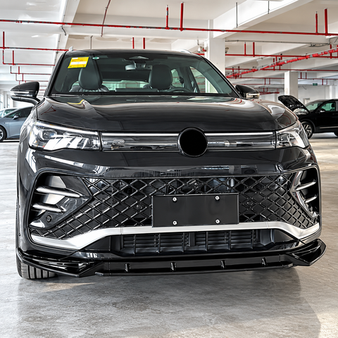 Tiguan - MK3 R-Line: Gloss Black Front Splitter 24+