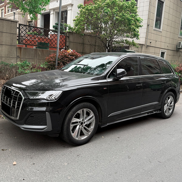 Q7/SQ7 - 4M Facelift: Gloss Black Side Skirts 20+