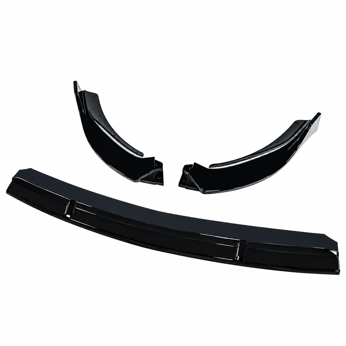 A Class - W177 Pre-Facelift: Gloss Black Front Splitter 18-22