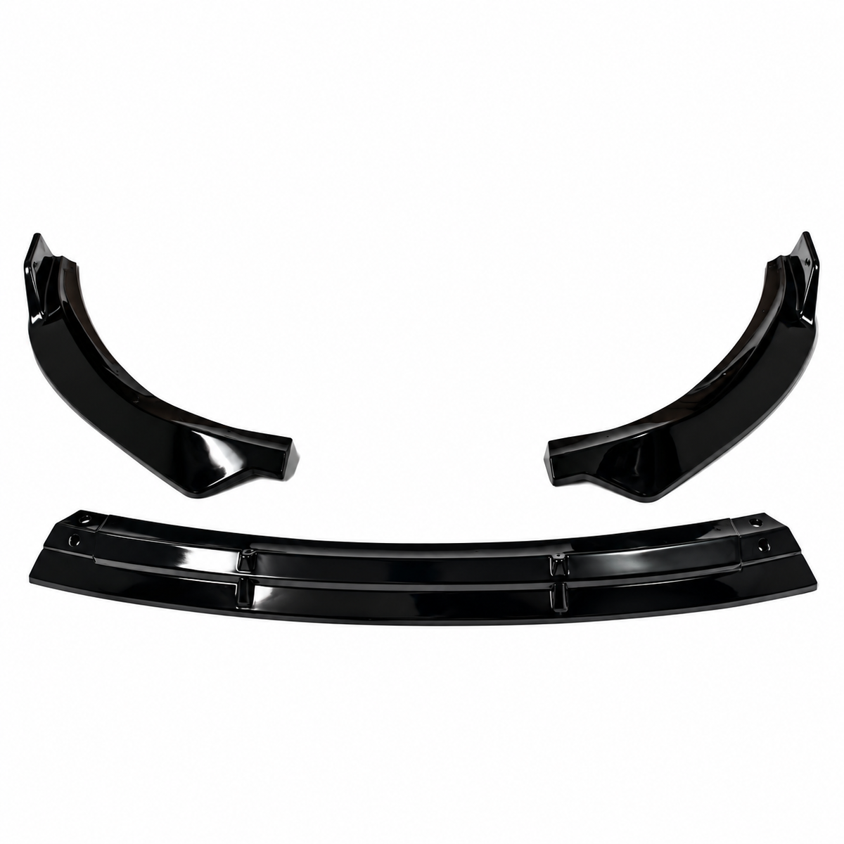 C Class - W205/C205 Facelift: Gloss Black Front Splitter 19-23