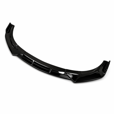 C Class - W205/C205 Facelift: Gloss Black AMG Style Front Splitter 19-21