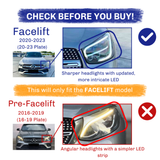 GLC - X253/C253 AMG Facelift: Gloss Black GT Panamericana Style Grill 19-22