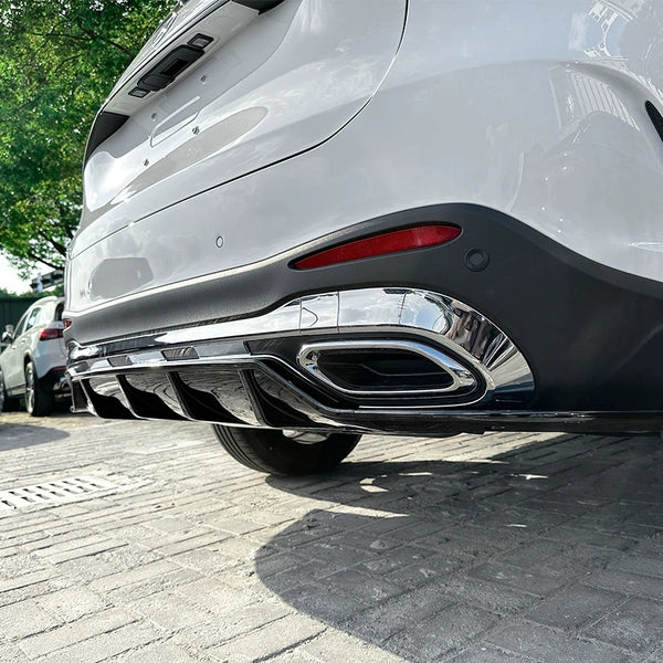 GLC - X254: Gloss Black V1 Style Rear Diffuser 23+