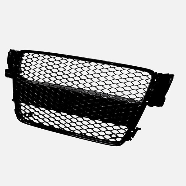 A5 - 8T Pre-Facelift: Gloss Black Honeycomb Grill 08-16
