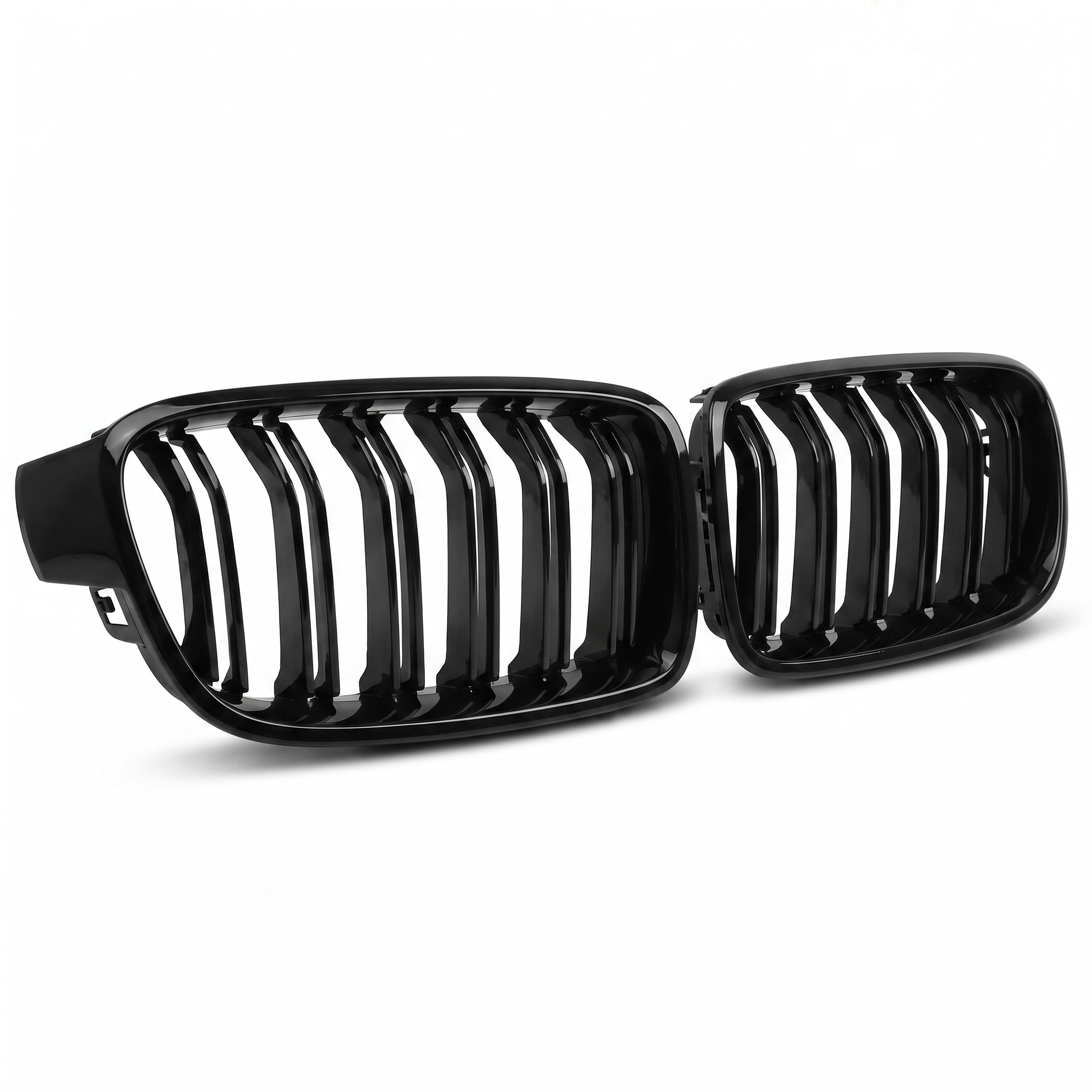 3 Series - F30/F31: Gloss Black Double Slat Grill 12-19