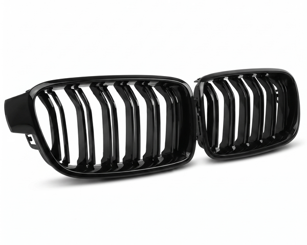 3 Series - F30/F31: Gloss Black Double Slat Grill 12-19