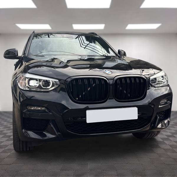 X3 - G01 Pre-Facelift: Gloss Black Double Slat Grill 18-21