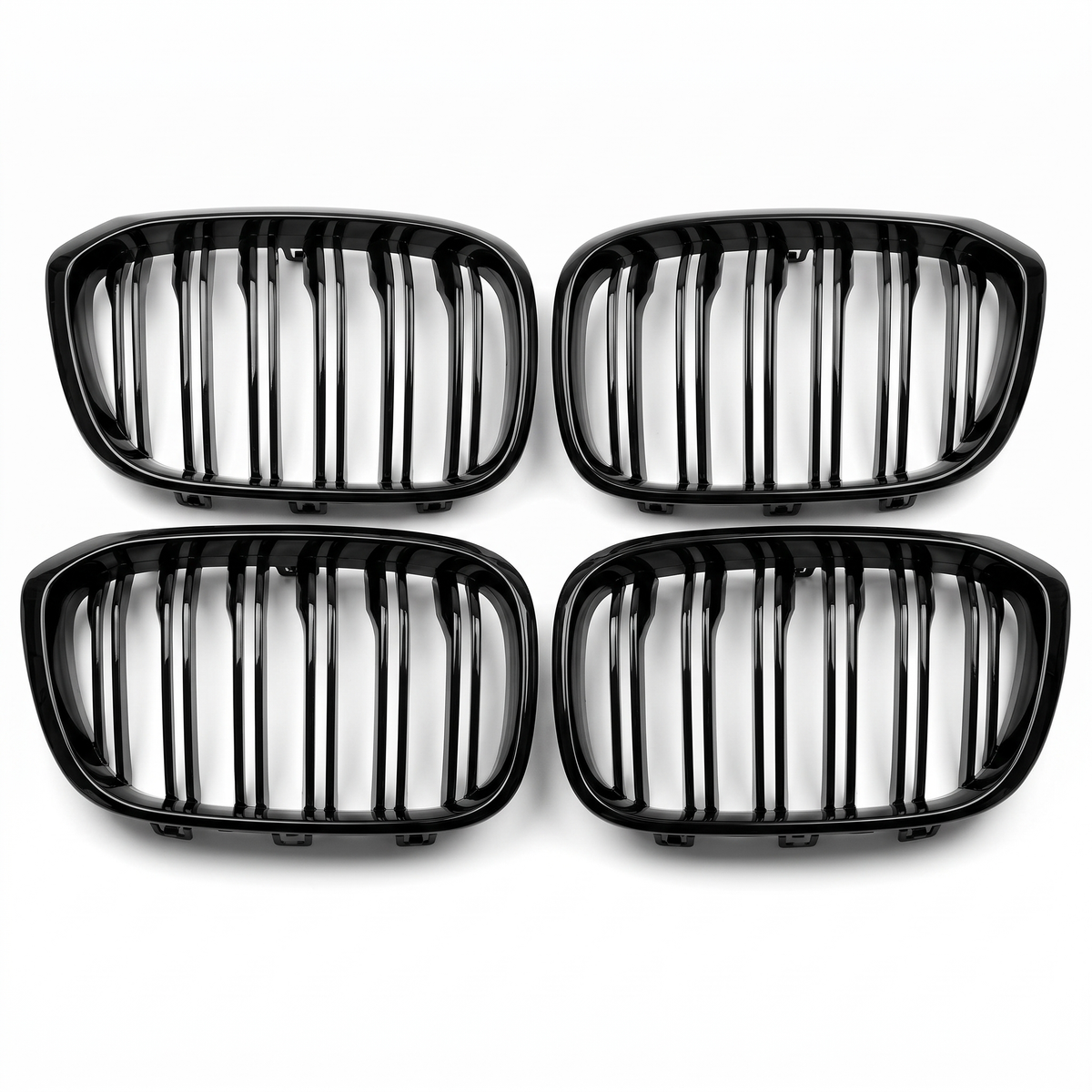 X3 - G01 Pre-Facelift: Gloss Black Double Slat Grill 18-21