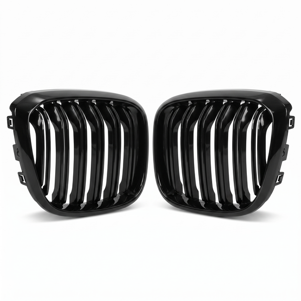 X3 - G01 Pre-Facelift: Gloss Black Double Slat Grill 18-21