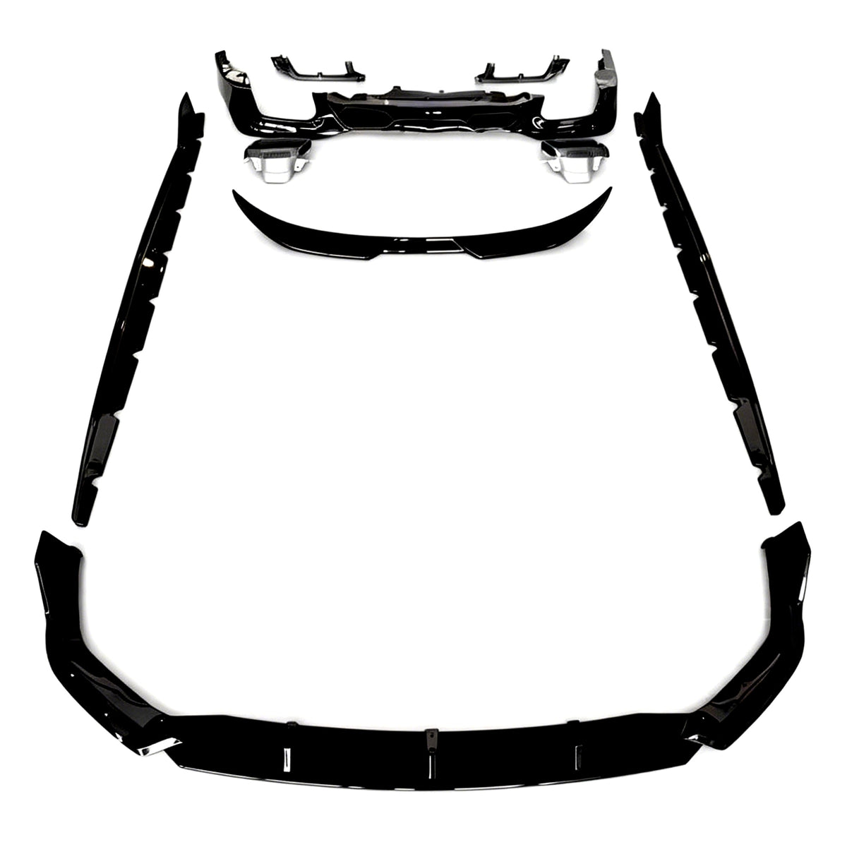 2 Series - F44: Gloss Black Body Kit 19+