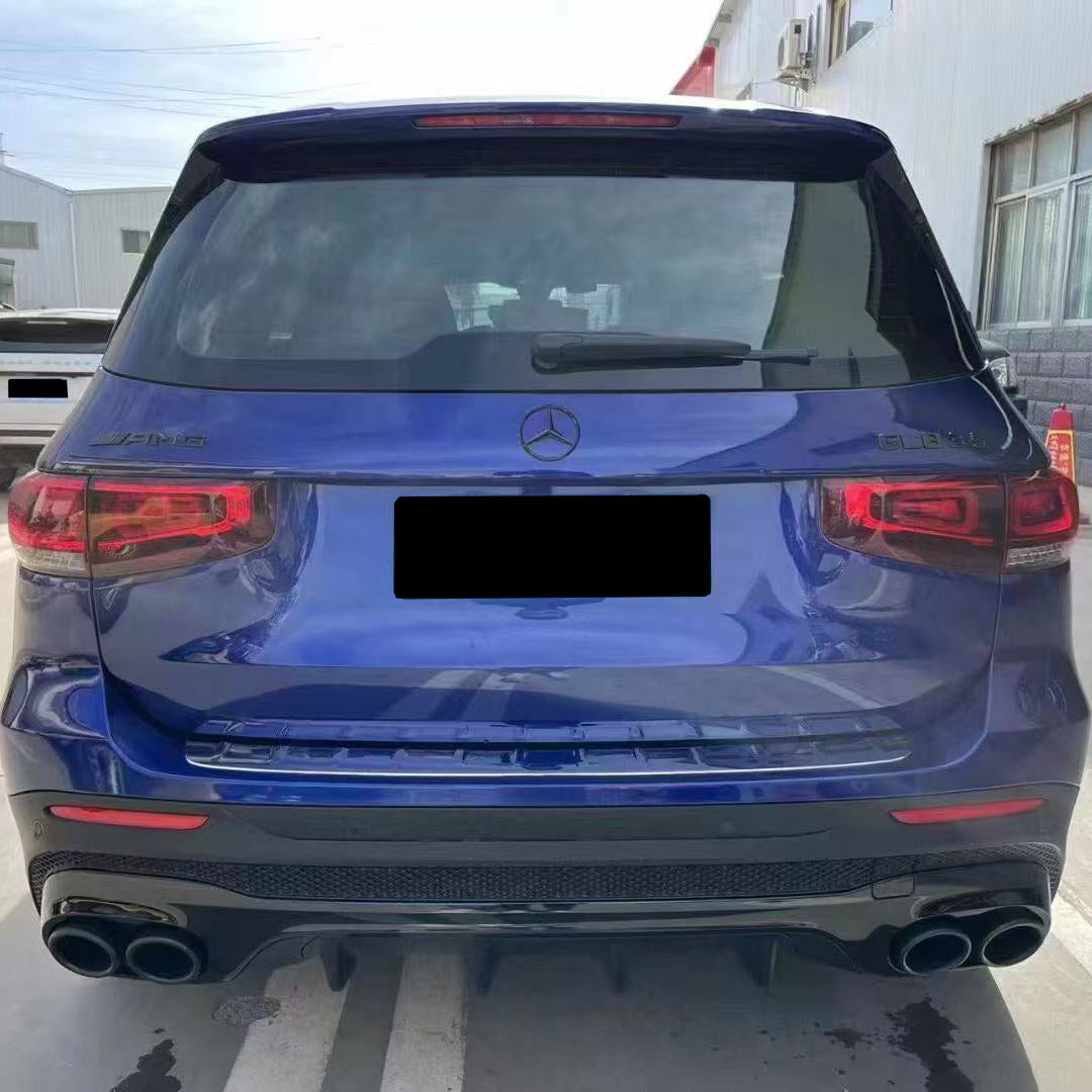 GLB - X247: Black Rear Diffuser AMG Style 19-23