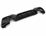 1 Series - F20/F21 Facelift LCI: Gloss Black Dual Exhaust Diffuser 15-19