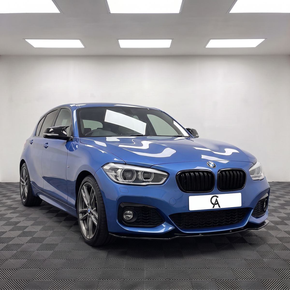 1 Series - F20/F21 Facelift LCI: Gloss Black Double Slat Grill 15-19