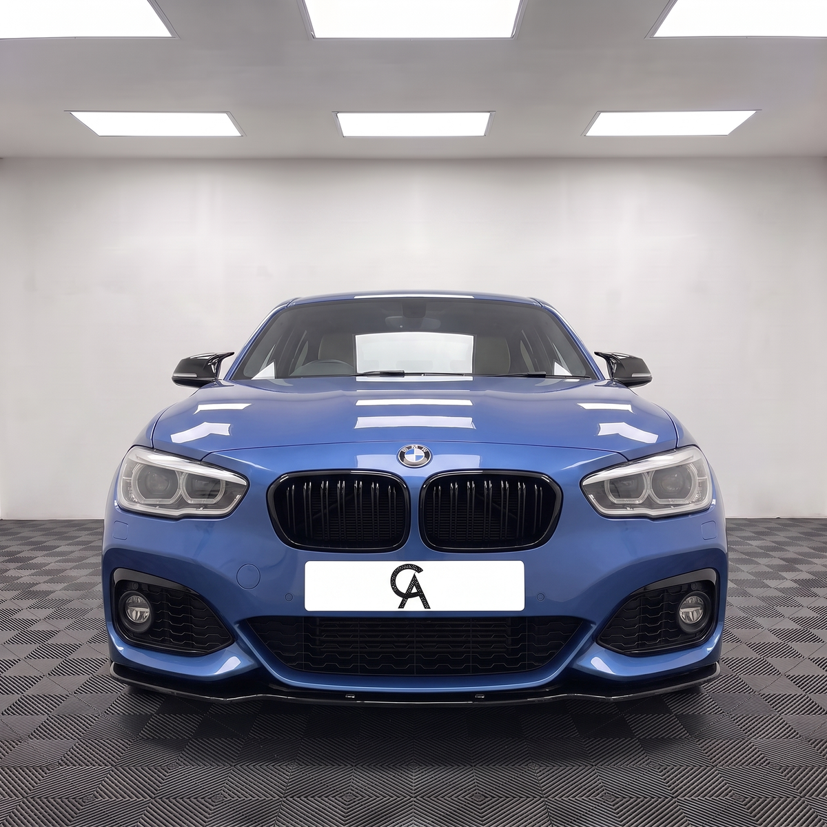 1 Series - F20/F21 Facelift LCI: Gloss Black Double Slat Grill 15-19