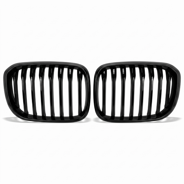 1 Series - F20/F21 Pre-Facelift: Gloss Black Single Slat Grill 11-14