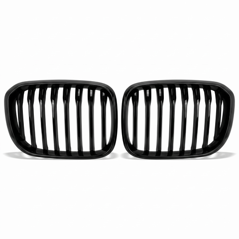1 Series - F20/F21 Pre-Facelift: Gloss Black Single Slat Grill 11-14